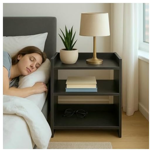 Deion Wooden Center Table, End Sofa, Bedside Table, Corner Coffee Table with Solid Finish Space Saving Furniture with Storage for Living Room, Bedroom|Home Decor Items