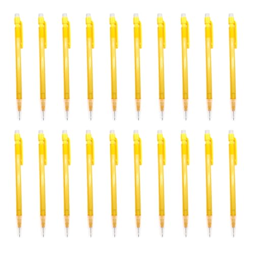 20Pcs Mechanical Pencil Automatic Drwaing Pencil with Small Eraser 0.7MM Artist Pencil for Writing Drawing Sketching
