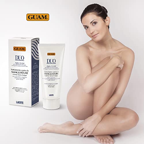 Guam Seaweed Duo Stretch Marks Remover For Breast And Body | Pregnancy Stretch Mark Prevention - Maternity Lotion For Keloid Removal - Strech Mark Gone For Women - 200 Ml | By Guam Beauty #TOP3