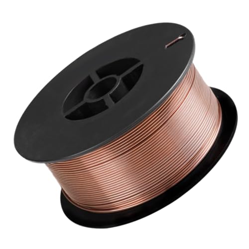 ABOOFAN Solid Welding Wire Roll Carbon Steel Gasless Welding Wire 1 Spool for DIY
