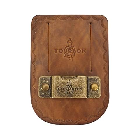 Tourbon 3m-10 Metre Leather Craft Tape Measure Belt Holder Pouch(Brown) Cover
