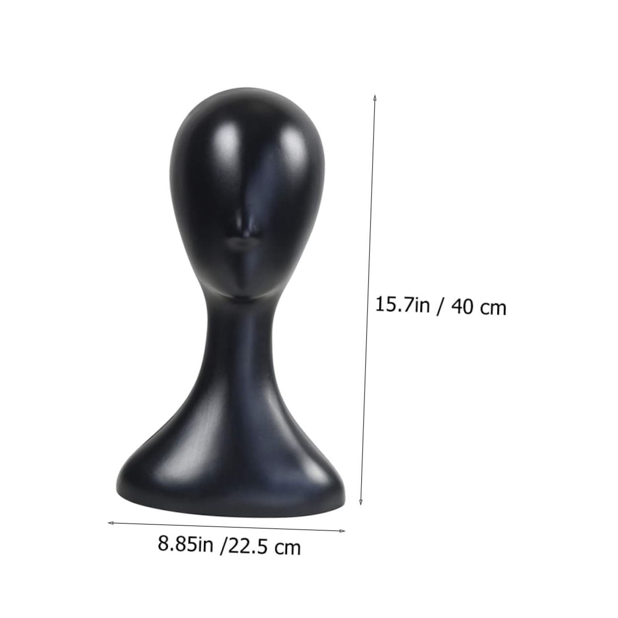 IWOWHERO Practice Hair Mannequin Head Wig Model Head Braiding Mannequin Dress Form Jewelry Display Aid