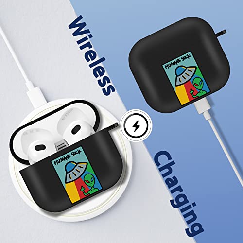 Joysolar For Airpods 3 Case Cute Cool Stylish Cartoon Ufo Silicone Cases For Apple Airpod Air Pods 3Rd Gen Cover Unique Kawaii Fun Funy Fashion Design Soft Imd Shell For Girls Boys Girly (Ufo Alien) #TOP3