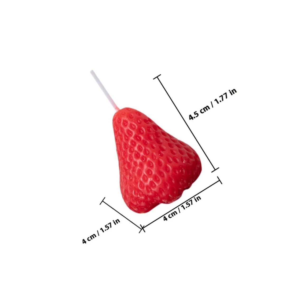 SUPVOX Set da 9 Candele Candele Profumate alla Fragola Design Realistico Piccole per Matrimoni e Feste Decorazioni per Casa e Bomboniere Festose