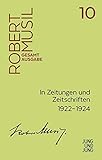  In Zeitungen und Zeitschriften II (Musil Gesamtausgabe): Unselbstständige Veröffentlichungen 1922–1924