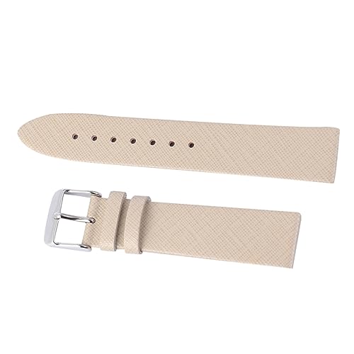 TINEASUR Leather Watchband Smooth Wrist Strap for All Occasions and Comfortable Replacement Band Easy to Install Stylish Fits Standard Watches