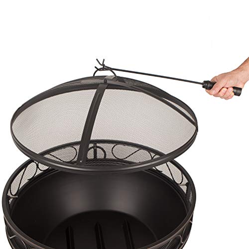 Pleasant Hearth Ofw295R Bellora Fire Pit, Rubbed Bronze #TOP6