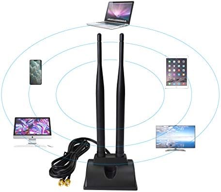 Imwell External Wifi Antenna 2.4G/5.8G Dual Frequency (2M)