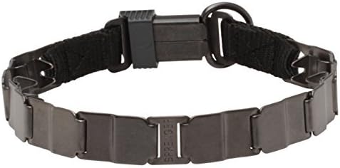 Herm Sprenger Black Stainless Steel Matt Neck Tech Sport Dog Collar - 19 inches