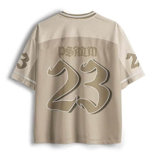 Graphic Tees Summer Novelty Women Men Oversized Vintage Style Psalm Bible Verse Christian Jersey2