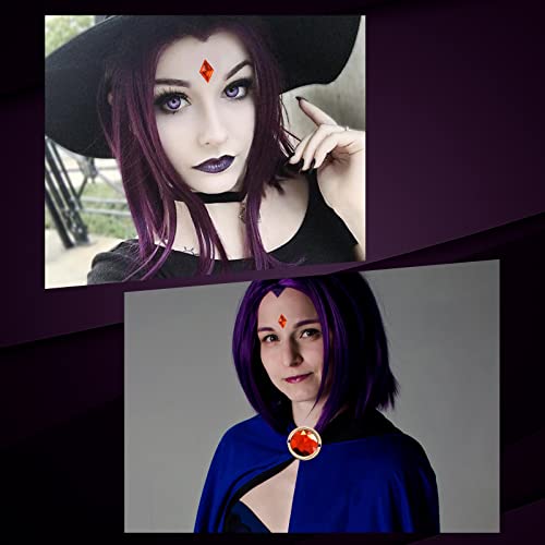 Halloween Cosplay Waist Belt Women's Waist Belt Stone Chain Set for DIY Cosplay, Red Gems Chain Belt for Women Dress 5