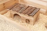 Trixie 61974 Natural Living Haus Grete, geflammt, 35 × 18 × 20 cm