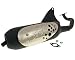 Tubo de escape Yasuni Eco para Yamaha Aerox 50 cc, Axis, Breeze, Jog, R, RR, Neos, Why, Zest, Vino, Classic