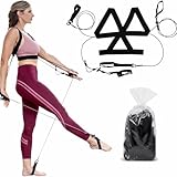 TYE4X™ Pilates Wearable Resistance Assistance; Total Body Exercise; Core Strengthening, Portable, Home Gym, Pilates, Yoga, Barre, Posture, Stretching, Balance