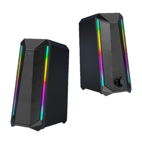 Altavoz RGB para PC ideal para teletrabajo y sesiones de juego nocturnas
