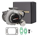 maXpeedingrods T3 Turbo Turbocharger with Gaskets for Nissan Skyline R32 R33 R34 2.0L-2.5L RB20DET RB25DET Engine, Basic VL Series