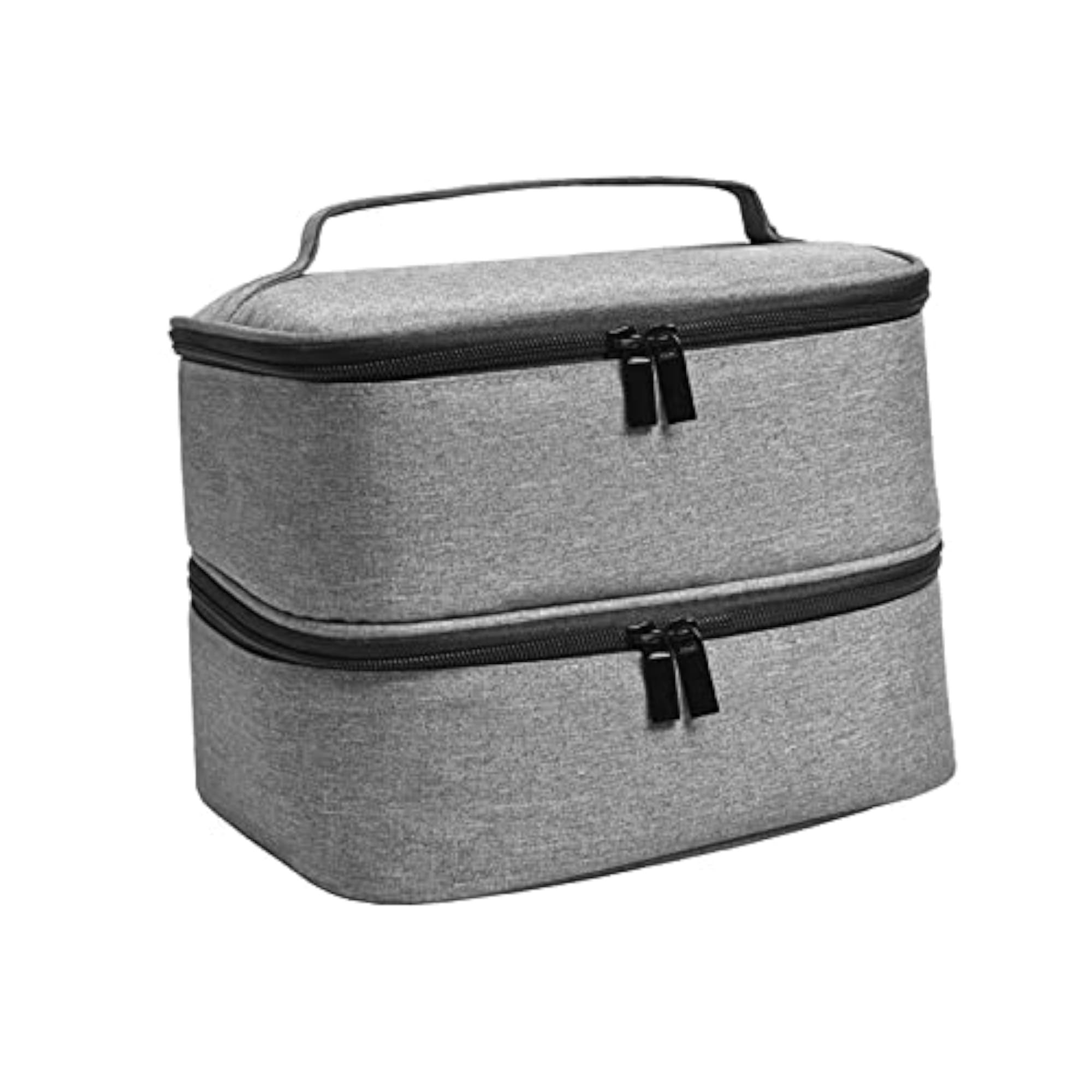 Double Layer Nail Polish Storage Bag, Portable Makeup Organizer