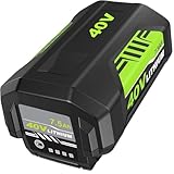 7500mAh Extend Capacity Replacement for Ryobi 40V Battery Compatible with Ryobi 40 Volt Lithium Battery OP4026 OP40601 OP4050A OP4040 OP4030 OP4050 Compatible with 40V Cordless Power Tool(Green)
