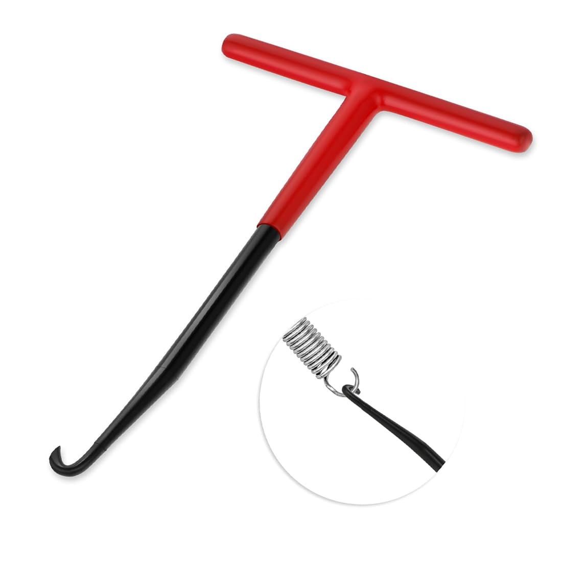WeddHuis Tire Ressort Outil,de Ressort D'Échappement,D'Extraction de Ressort de Poignée,à Ressort en T,Ressort Echappement pour Béquille Moto,Collecteur D'Echappement,Tondeuse,Outils pour Moto