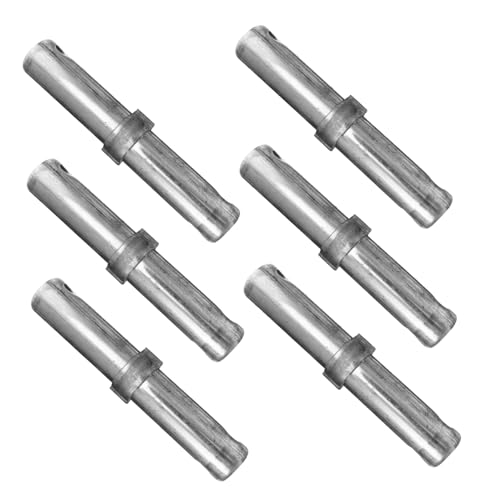 SHINEOFI 6pcs Heavy Duty Metal Scaffolding Coupling Pins Diameter Precision Machined Locking Rods Scaffold Accessories for Secure Stable Construction Connections
