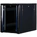 Produktbild Rockstable 15HE 19 Zoll Serverschrank Netzwerkschrank (BxTxH) 600x1000x770mm mit Glastür - Türanschlag wechselbar - Türen und Seitenwände abnehmbar und verschließbar - Schwarz (RAL 9005)