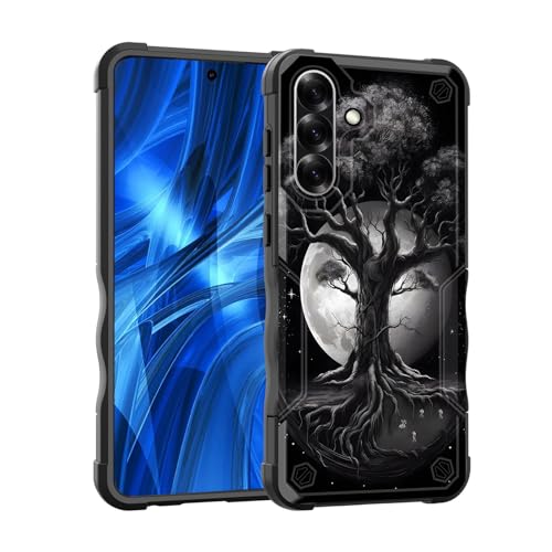 EFGWSDER for Galaxy A36 5G Case,[Dual Layer][10 FT Military Grade Drop Protection] Heavy Duty Shockproof Case for Samsung Galaxy A36 5G 6.7" 2025,Tree of Life Moon - image 1