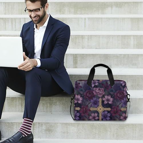 Bolso portátil para laptop 15.6 pulg morado miniatura 3