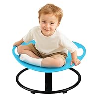 Spinning Chair for Autistic Kids, Sensory Spinning Chair for Autism Children with Safety Handle Non-Slip Design, Improve Balance Coordination for Sensory Play Toddlers for Children Teens
