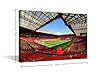 TISHIRON Old Trafford Stadium in United Kingdom Football Stadium Sports Canvas Wall Art Painting Home Office Decor Wall Art Picture Framed Ready to Hang 40x 60cm #3