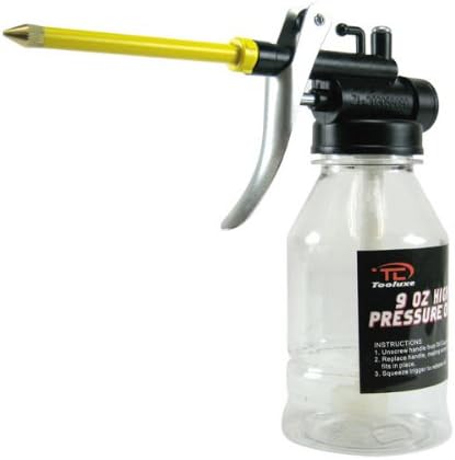 Tooluxe 9 Oz High Pressure Oiler for Lubricants