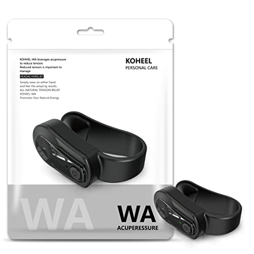 KOHEEL Wearable Acupressure Device for Headache, Migraine, Tension Relief - Support Acupressure Relaxation, Stress Alleviation, Soothing Muscle Pain (Small 1 Count)