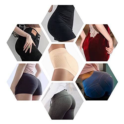Meiyating Womens Butt Lifter Panties Seamless Latex Padded Underwear Hip Enhancer Panty Nude #TOP5