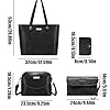 Tote Bag - Large Capacity Women Work Bag,Lightweight Storage Pouch Fashion Accessories for Daily Commute Weekend Getaway #4