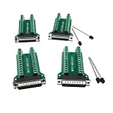 DB25 D-SUB 25Pin Terminal Signal PCB Adapter Board RS232 Männlich Weiblich Anschlüsse 1Pcs(Female Screw)