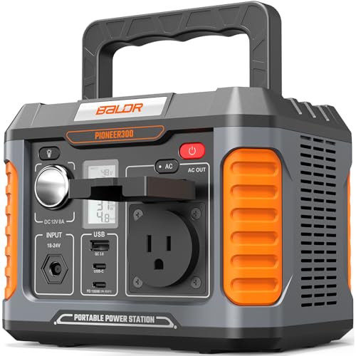 BALDR Portable Power Station 300W 231Wh Power Bank with 100W