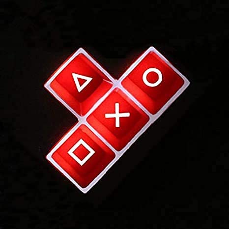 LZYDD Keyboard Keycaps Arrow/Direction Key PSP Controller Pattern Cherry MX