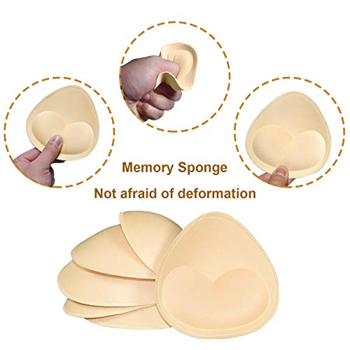 TopBine Bra Pads Inserts Women's Sports Cups Inserts Bra Replacement Inserts Bra Padding for Bikini Swimsuit4