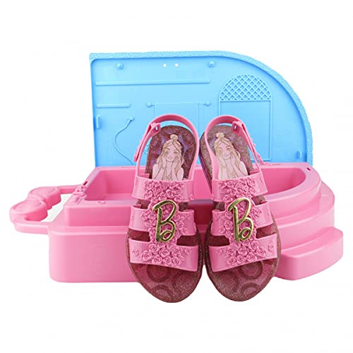 Sandália Barbie Spa, Grendene Kids, Criança Unissex, Rosa/Rosa, 28
