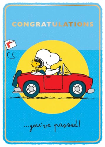 Peanuts Driving Test Card Congratualtions Youve Passed Driving Test Card