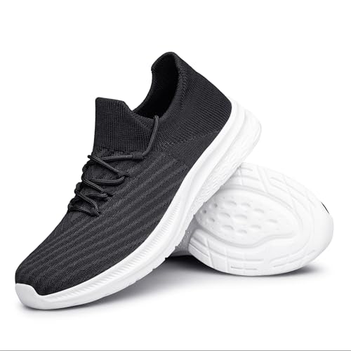 Image of vibdiv Men's Lightweight Sneakers Breathable Casual Walking Shoes Comfortable for Daily Work Gym Travel