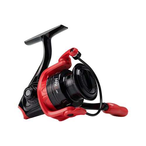 Abu Garcia Max X Spincast Reel, Size 10 (1518732), Teflon Twin Cam, Max of 8lb | 3.6kg, Graphite Frame, Strong and Lightweight