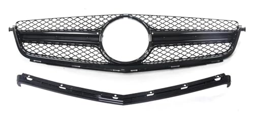 Grille Pare-Choc Avant Centrale Benz W204 C63 AMG Maille Capot Cadre 2012-2014