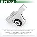 Motoforti Engine Motor Mount, Engine Mounting, for Jeep Renegade 1.3L, 2.4L 2015-2020, No.68363996AA, Silver Tone
