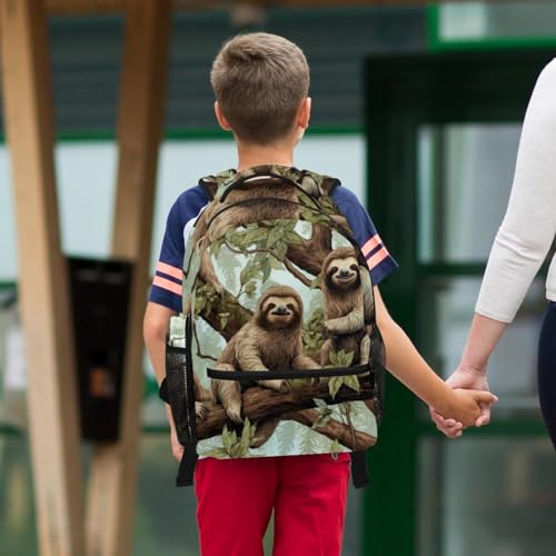 Cute Sloth ensemble de cartables multicolores idée cadeau ado - 6