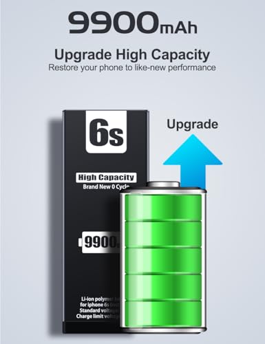 Emnt 6S 8000 8000Mah Battery For Iphone 6S (2024 New Version),(Model: A1633 A1688 A1700) Replacement Battery thumb #1
