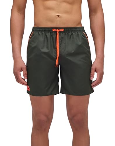 Sundek Costume Short M420BDTA100 55101 Verde Pino Arancio Verde Arancio/S