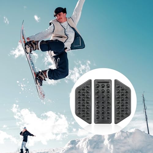 image for PEUTIER 2Sets of 6pcs Stomp Pad, Clear Anti-Skidding Snowboard Stomp P
