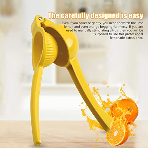 Lemon Squeezer Aluminum Heavy Duty - Manual Press Citrus Juicer For Extracting The Most Juice Possible #TOP3
