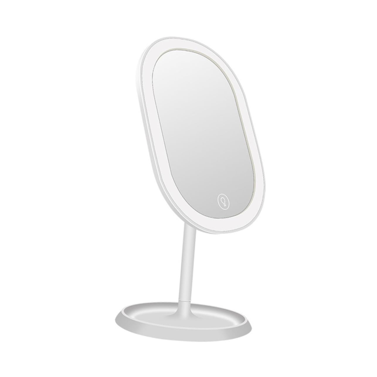 Miroir de maquillage LED tactile Healvian rotatif à inclinaison ajustable