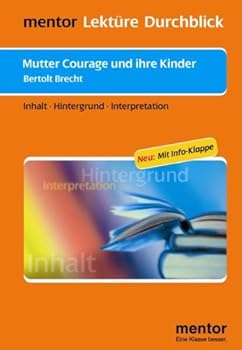 Paperback Lekture - Durchblick: Brecht: Mutter Courage und ihre Kinder [German] Book